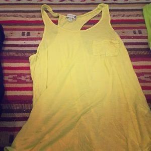Yellow cotton tank top!